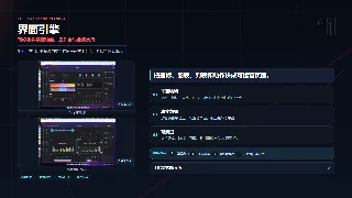 可视化构建驾驶舱、工作台与业务大屏暗色预览图