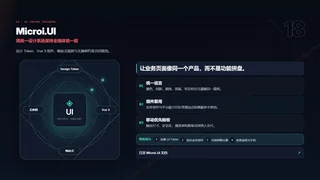 用统一设计系统保持全端体验一致暗色预览图
