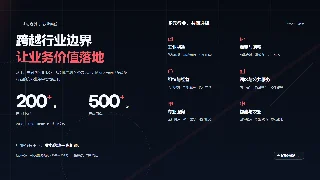 跨越行业边界，让业务价值落地暗色预览图