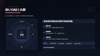 从经营驾驶舱到工程可视化暗色预览图